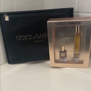 Dolce & Gabbana Fragrance Duo with Black Pouch